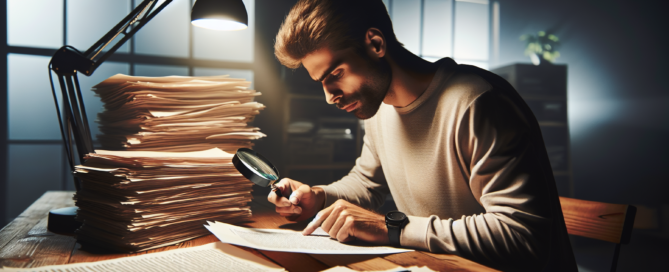 Person analysing electoral roll data